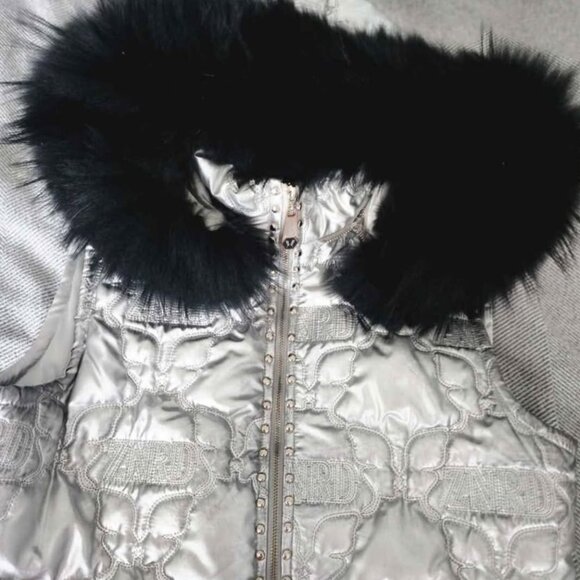 Real Fox Fur silver vest - Picture 2 of 3